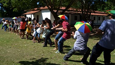 Em parceria com o Lar Sara e Burton Davis e associação dos moradores do pau-pombo.