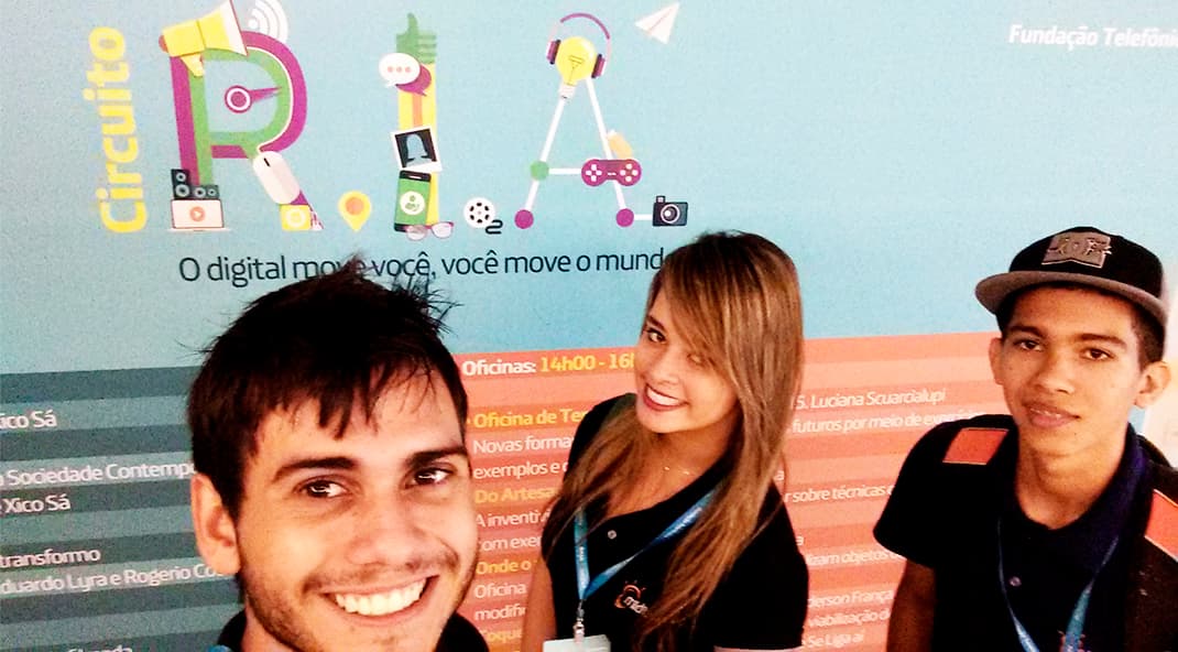 Integrantes do Iteva participam do festival RIA