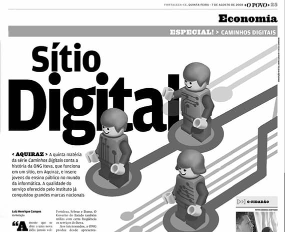 O Projeto Midiacom  é notícia no Jornal O Povo