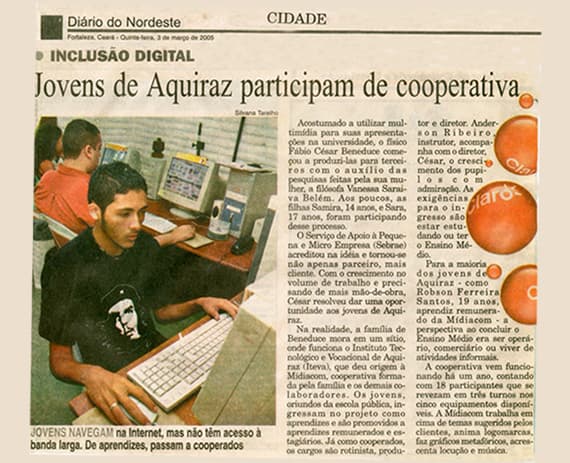 Projeto Midiacom é destaque no Jornal Diário do Nordeste