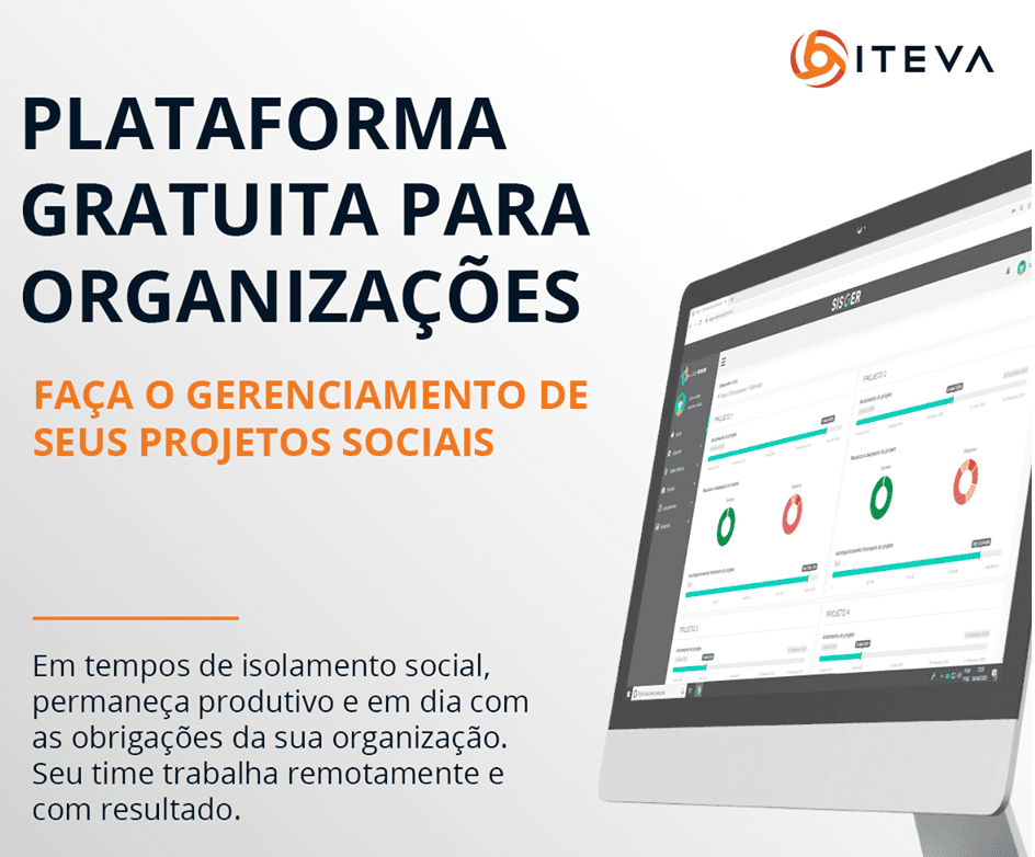Iteva disponibiliza acesso gratuito em sua plataforma voltada para gestão de ONGs
